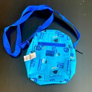 Cookie Monster crossbody purse